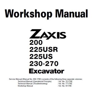 Hitachi Zaxis 200 manual