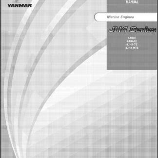 Yanmar Marine Diesel Engine 3JH4E, 4JH4E, 4JH4-TE, 4JH4-HTE Service Repair Manual