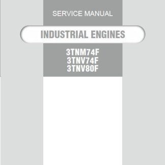 Yanmar 3tnm74f 3tnv74f 3tnv80f Service Repair Manual