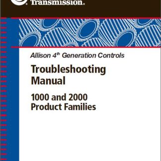 Allison 1000 and 2000 Series Transmission Troubleshooting Manual