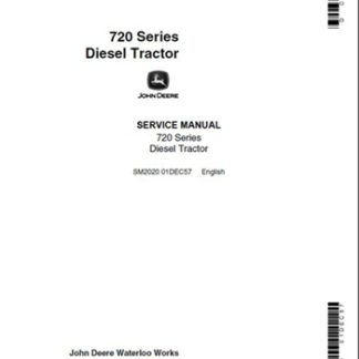 John Deere 720 Diesel Tractor Service Manual