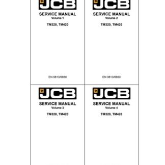 JCB TM320, TM420 Telescopic Wheeled Loader Service Manual