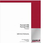 Case IH Farmall 45A,50A Tractor Service Manual