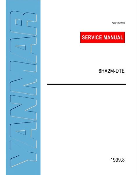 Yanmar Marine Engine 6HA2M-DTE Service Manual