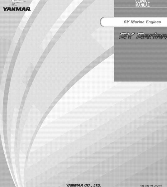 Yanmar Marine Engine 6SY-STP2, 6SY655, 8SY-STP Service Manual