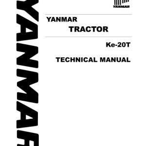 Yanmar KE-20T Tractor Service Manual