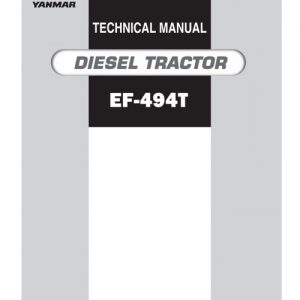 Yanmar EF-494T Diesel Tractor Service Manual