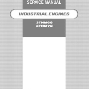 Yanmar 3TNM68, 3TNM72 Industrial Engine Service Manual