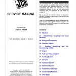 JCB JS210, JS230 Excavator Service Manual