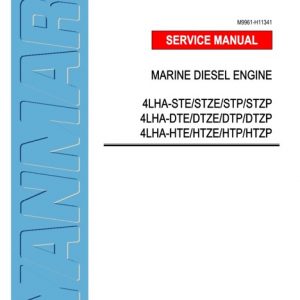 Yanmar 4LHA Series Marine Diesel Engine Service Manual