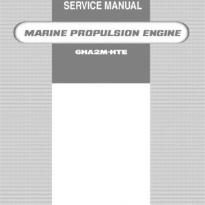 Yanmar Marine Engine 6HA2M-HTE Service Manual pdf