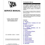 JCB 531-70, 535-95, 541-70 LOADALL Service Manual PDF