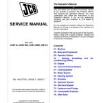 JCB JCB116, JCB116D, JCB116DD, VM116 ROLLER Service Manual