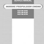 Yanmar Marine Engine 6AYM-GTE, 6AYM-ETE, 6AYM-STE Service Manual