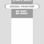 Yanmar EF-312T, EF-352T Diesel Tractor Service Manual