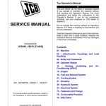 JCB JCB380, JS370 [T2 IND] EXCAVATOR Service Manual