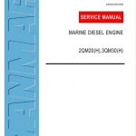 Yanmar Marine Diesel Engine 2QM20H, 3QM30H Service Manual