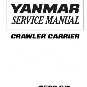 Yanmar C50R-3 (R) Crawler Carrier Service Manual