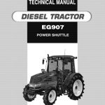 Yanmar EG 907 Power Shuttle Diesel Tractor Service Manual