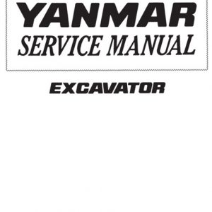 Yanmar B7-3 (US) Excavator Service Manual