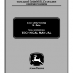 John Deere Gator Utility Vehicles M - Gator Technical Manual