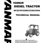 Yanmar Diesel Tractor EF227H, EF230H, EF233H, EF235H Service Manual